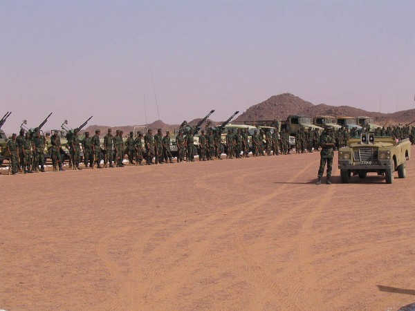 Tropas del Frente Polisario en Tifariti. / W.P