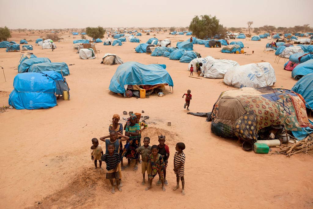Refugiados malienses en Níger. / ONU Photo