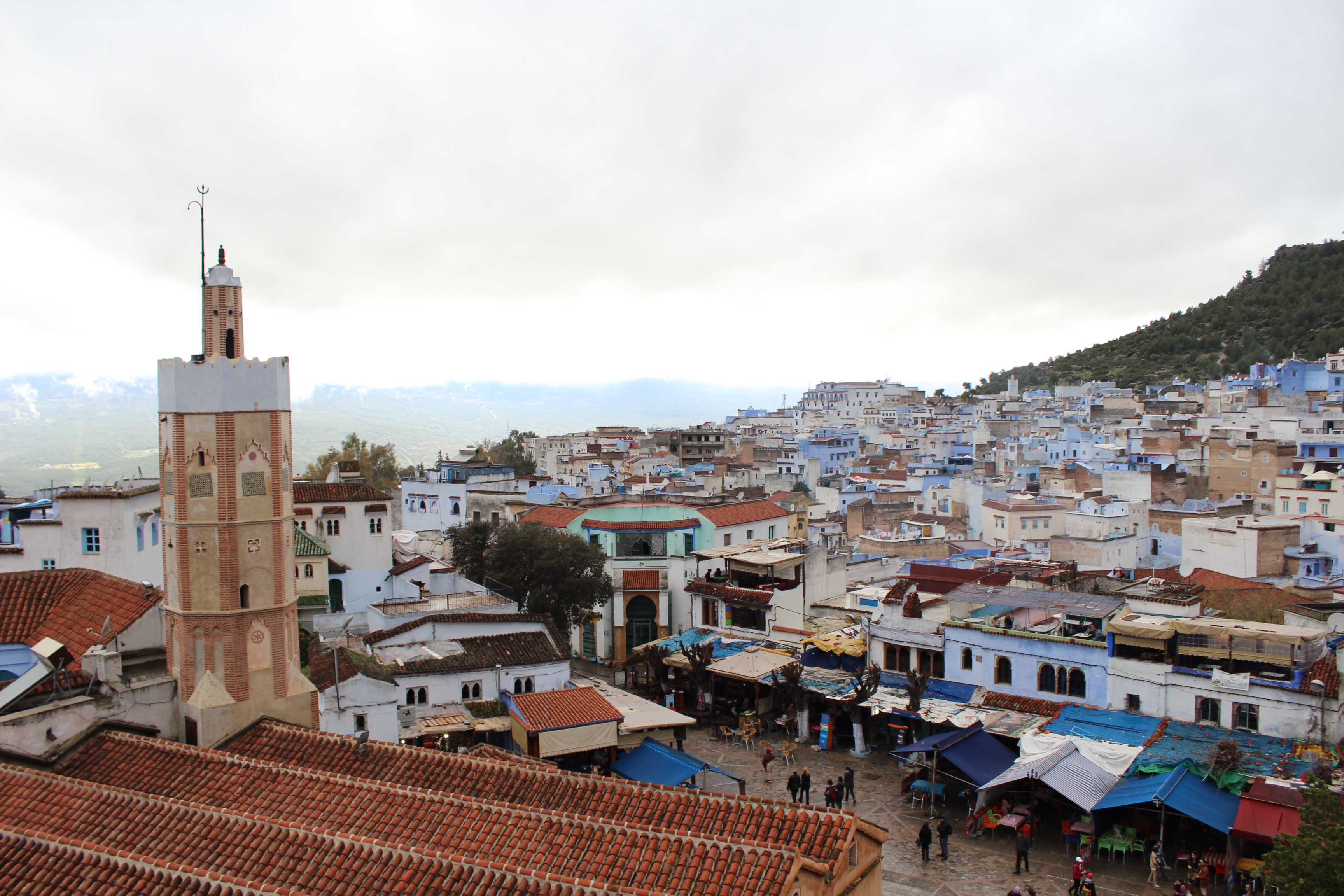 Plaza de El-Hamman en Chef-Chauen. / S.R