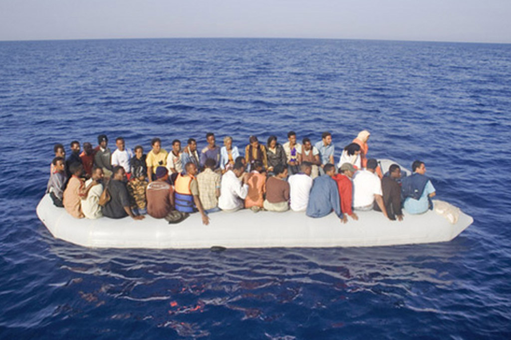 Migrantes en el Mediterráno. Foto: ACNUR/A. Di Loreto