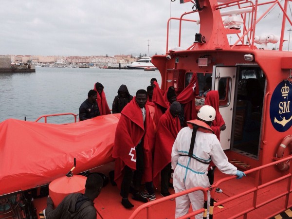 Llegada de la partera al puerto de Tarifa donde fue rescatada Zamut. / M.G